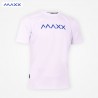 MAXX Shirt Sport Tee MXBA-007 White- Blue