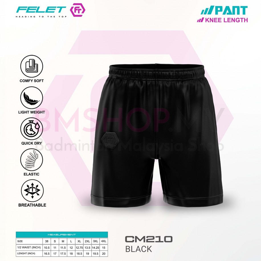 FELET Pant Unisex CM210 Black