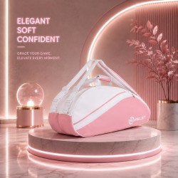 FELET Badminton Neon Pro Bag- Peach