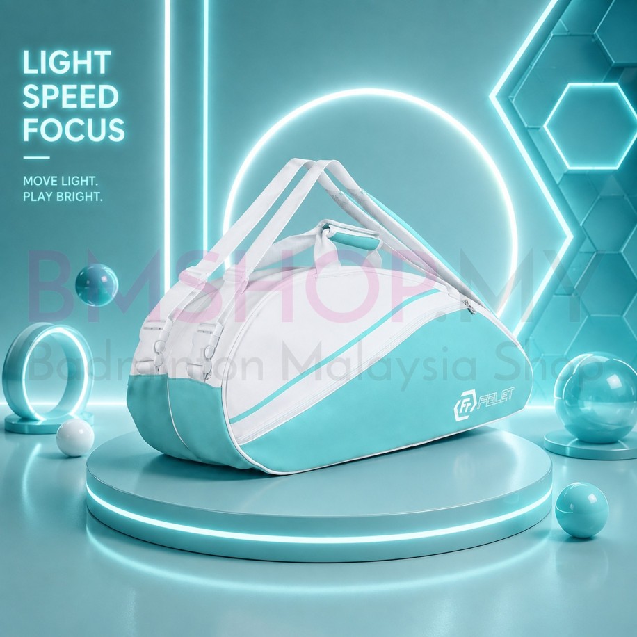 FELET Badminton Neon Pro Bag- Tiffany