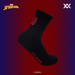MAXX x Marvel Spiderman Collection Sports Socks - MDSTK03 (Black)