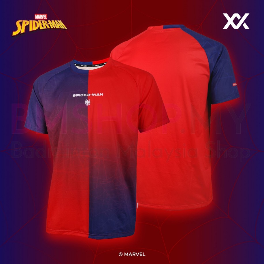 MAXX x Marvel Spiderman Collection Jersey Tee - MDTEE07 (Red)