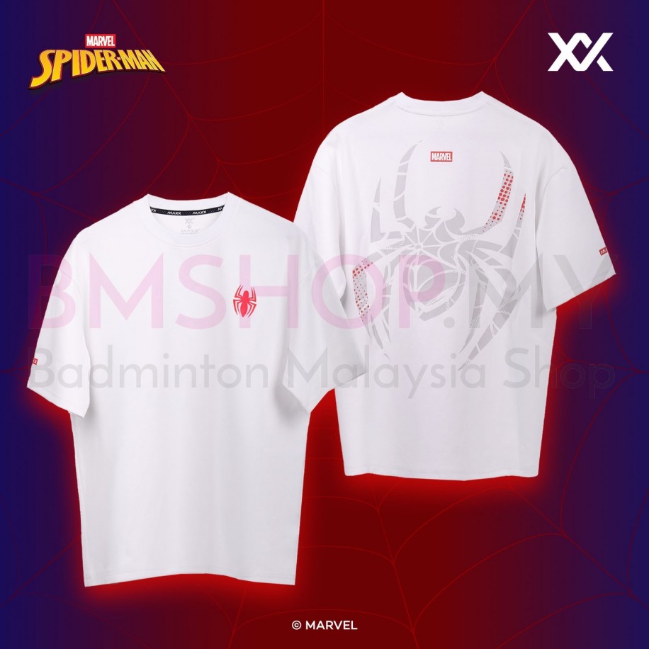 MAXX x Marvel Spiderman Collection Oversized Tee - MDOV04 (White)