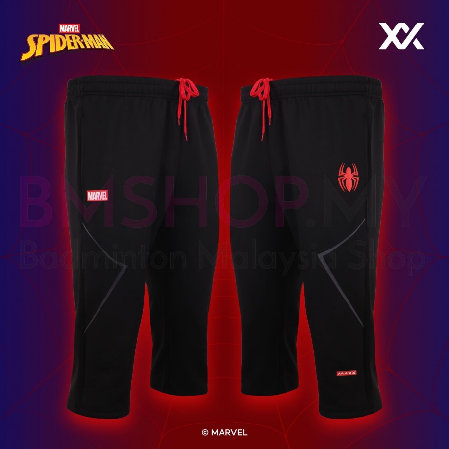 MAXX x Marvel Spiderman Collection 3/4 Pants - MDPNT04 (Black)