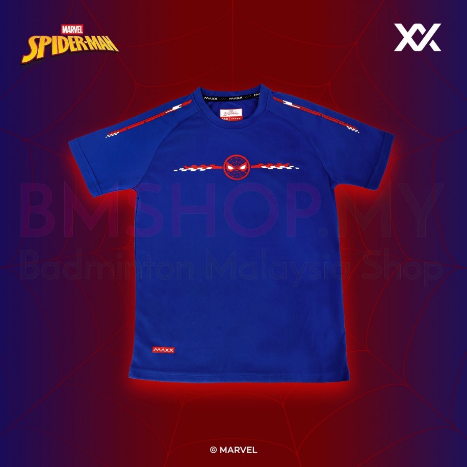 MAXX x Marvel Spiderman Collection Kids Sports Tee - MDTEE08(K) (Blue)