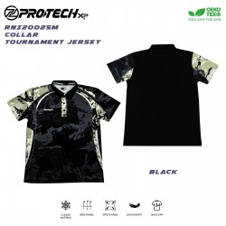 PROTECH Polo Jersey Collar Shirt RNZ20025M - Black