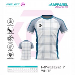 FELET Shirt RN3627 Jersey- White