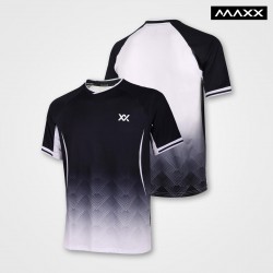 MAXX Shirt Tournament Tee MXPRO-017 Black White